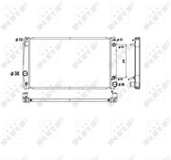 NRF Radiator, engine cooling 53590 - Car cooler