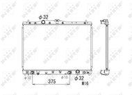 NRF Radiator, engine cooling 53677 - Car cooler