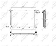 NRF Radiator, engine cooling 53758 - Car cooler