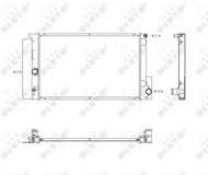 NRF Radiator, engine cooling 53763 - Car cooler