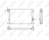 NRF Radiator, engine cooling 53768 - Car cooler