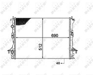 NRF Radiator, engine cooling 53820 - Car cooler