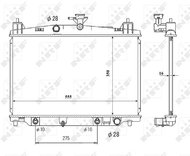 NRF Radiator, engine cooling 53850 - Car cooler