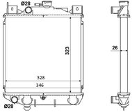 NRF Radiator, engine cooling 53881 - Car cooler