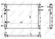 NRF Radiator, engine cooling 53887 - Car cooler