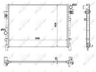 NRF Radiator, engine cooling 53901 - Car cooler