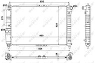 NRF Radiator, engine cooling 53902A - Car cooler