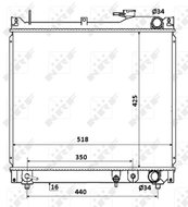 NRF Radiator, engine cooling 53914 - Car cooler