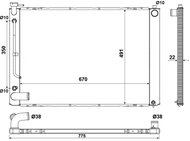 NRF Radiator, engine cooling 53974 - Car cooler