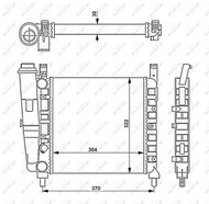 NRF Radiator, engine cooling 54679 - Car cooler