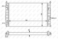 NRF Radiator, engine cooling 54707 - Car cooler