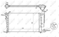 NRF Radiator, engine cooling 54715 - Car cooler