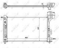 NRF Radiator, engine cooling 54718 - Car cooler
