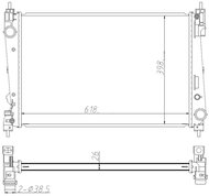 NRF Radiator, engine cooling 550005 - Car cooler