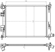 NRF Radiator, engine cooling 550010 - Car cooler
