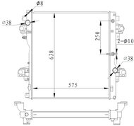 NRF Radiator, engine cooling 550018 - Car cooler