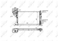 NRF Radiator, engine cooling 55349 - Car cooler