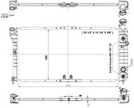 NRF Radiator, engine cooling 56001 - Car cooler