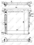 NRF Radiator, engine cooling 56033 - Car cooler