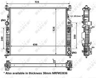 NRF Radiator, engine cooling 56074 - Car cooler