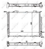 NRF Radiator, engine cooling 56140 - Car cooler