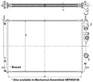 NRF Radiator, engine cooling 56158 - Car cooler