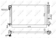 NRF Radiator, engine cooling 58101A - Car cooler