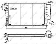 NRF Radiator, engine cooling 58233 - Car cooler