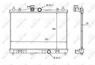 NRF Radiator, engine cooling 58236 - Car cooler