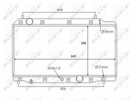 NRF Radiator, engine cooling 58383 - Car cooler