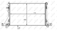 NRF Radiator, engine cooling 58481 - Car cooler