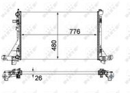 NRF Radiator, engine cooling 58482 - Car cooler