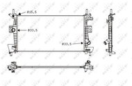 NRF Radiator, engine cooling 58487 - Car cooler