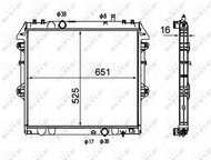 NRF Radiator, engine cooling 58491 - Car cooler