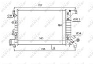 NRF Radiator, engine cooling 58504 - Car cooler