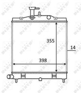 NRF Radiator, engine cooling 58528 - Car cooler