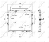 NRF Radiator, engine cooling 58534 - Car cooler