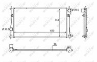 NRF Radiator, engine cooling 58558 - Car cooler