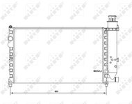 NRF Radiator, engine cooling 58683 - Car cooler