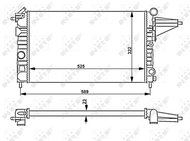 NRF Radiator, engine cooling 58775 - Car cooler