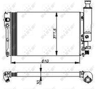 NRF Radiator, engine cooling 58805 - Car cooler