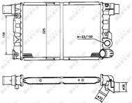NRF Radiator, engine cooling 58844 - Car cooler