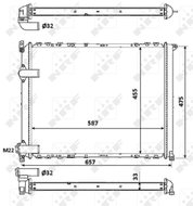 NRF Radiator, engine cooling 58849 - Car cooler