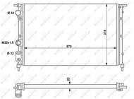 NRF Radiator, engine cooling 58852 - Car cooler