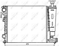 NRF Radiator, engine cooling 58959 - Car cooler