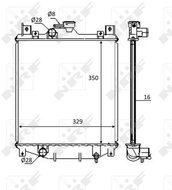 NRF Radiator, engine cooling 59083 - Car cooler