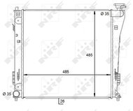 NRF Radiator, engine cooling 59086 - Car cooler