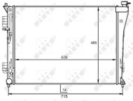 NRF Radiator, engine cooling 59097 - Car cooler