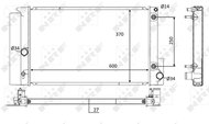 NRF Radiator, engine cooling 59115 - Car cooler