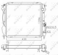NRF Radiator, engine cooling 59121 - Car cooler